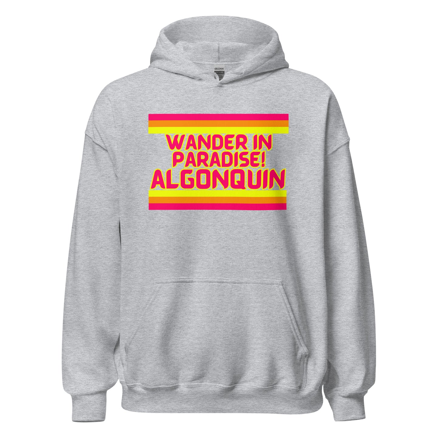 Wander in Paradise Algonquin - Stripes - Unisex Hoodie