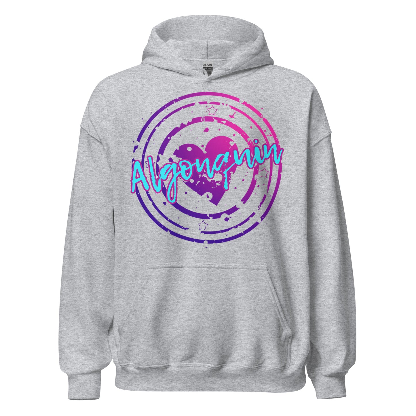 Algonquin Heart Stamp - Unisex Hoodie