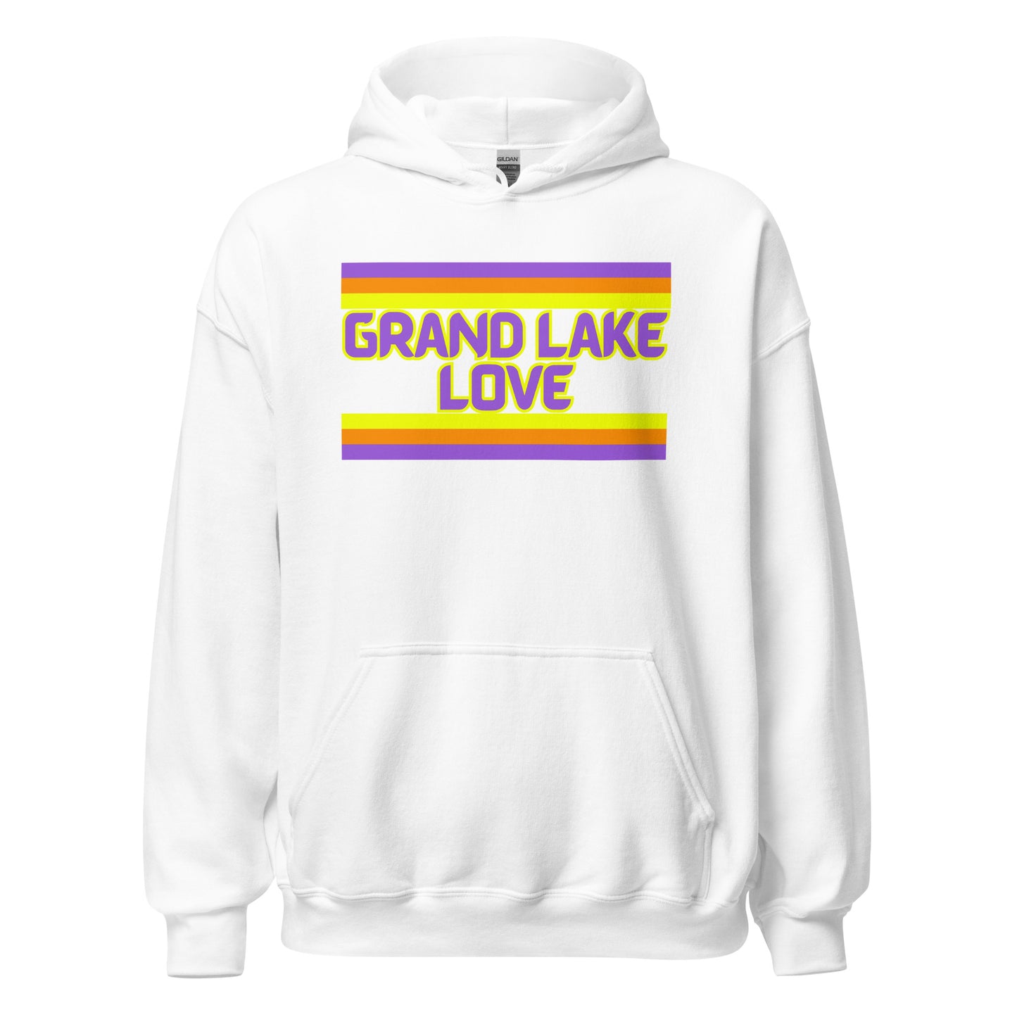 Grand Lake Love - Stripes - Unisex Hoodie