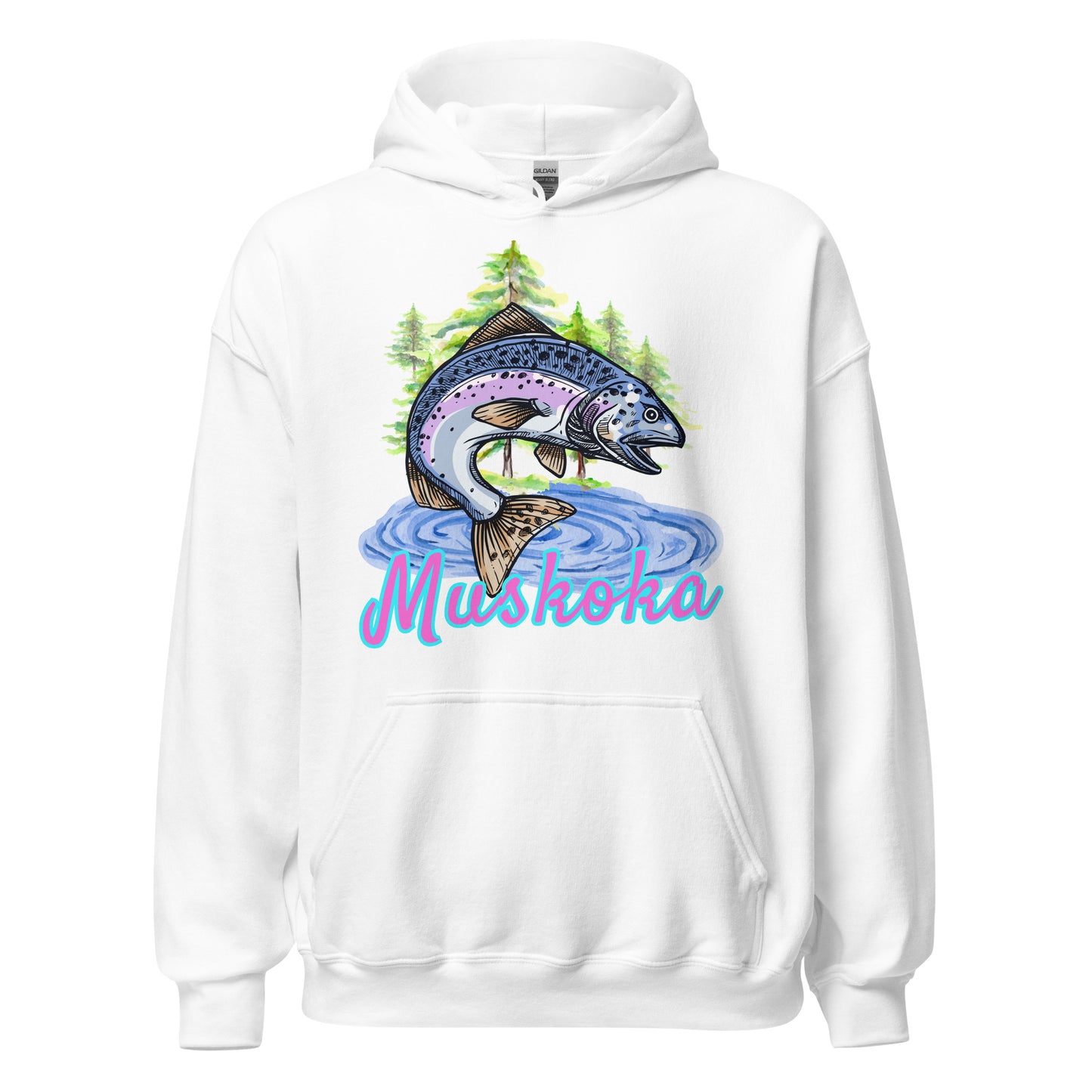 Muskoka Painted Trout - Unisex Hoodie