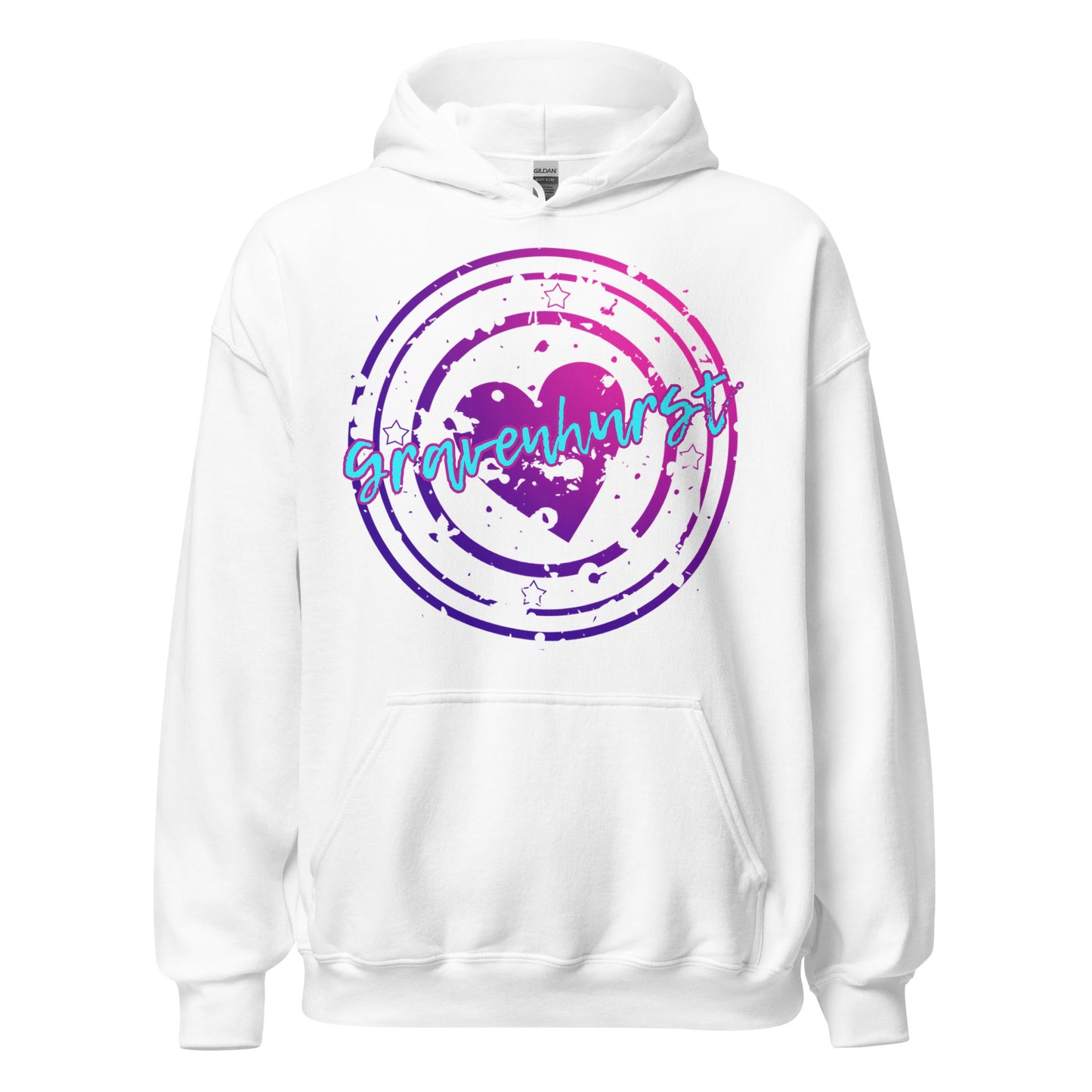 Gravenhurst Ontario - Heart Stamp - Unisex Hoodie