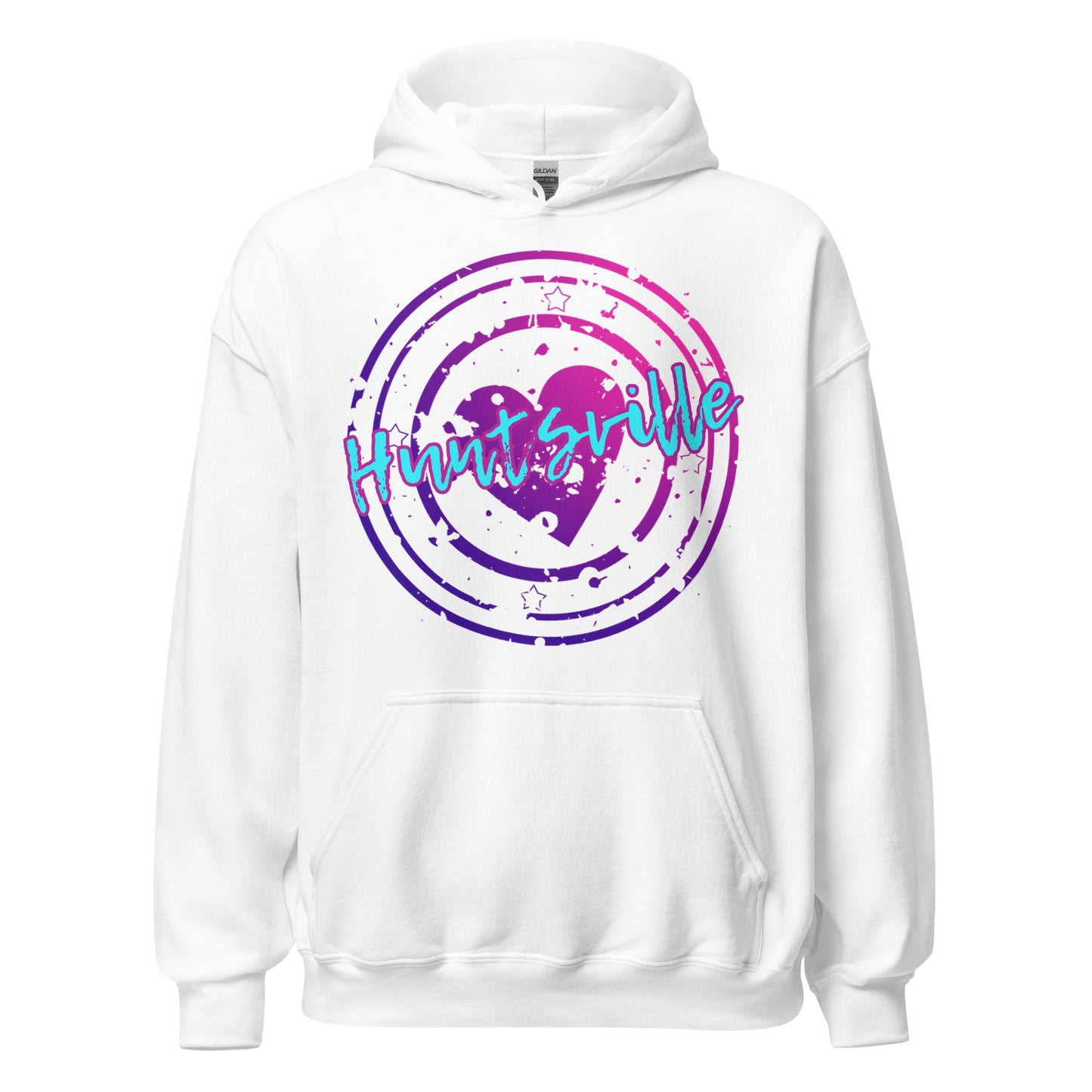Huntsville Ontario Heart Stamp - Unisex Hoodie