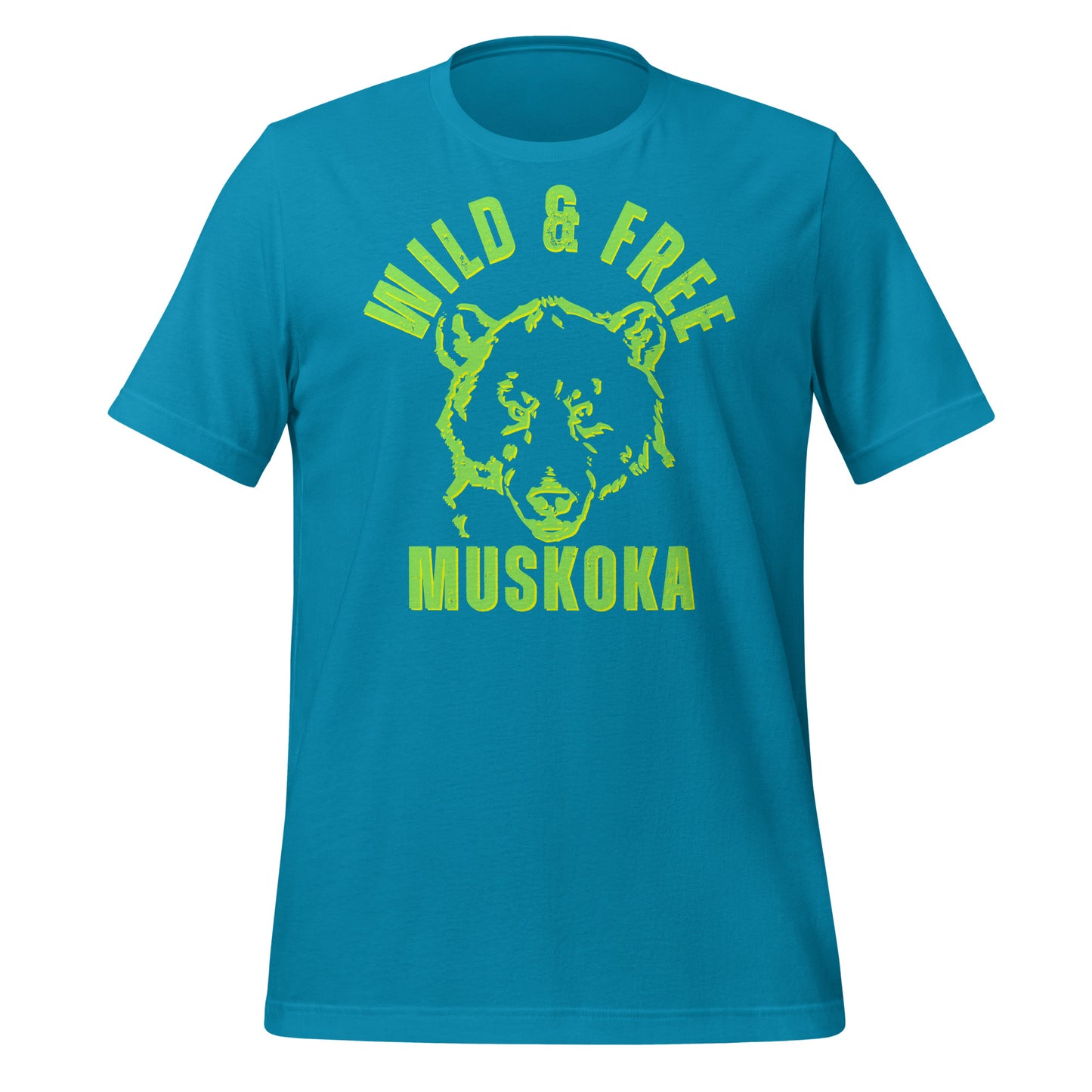 Wild & Free Muskoka Bear Face - Unisex t-shirt