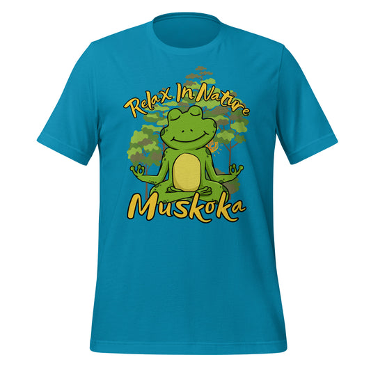 Relax in Nature Muskoka Frog - Unisex t-shirt