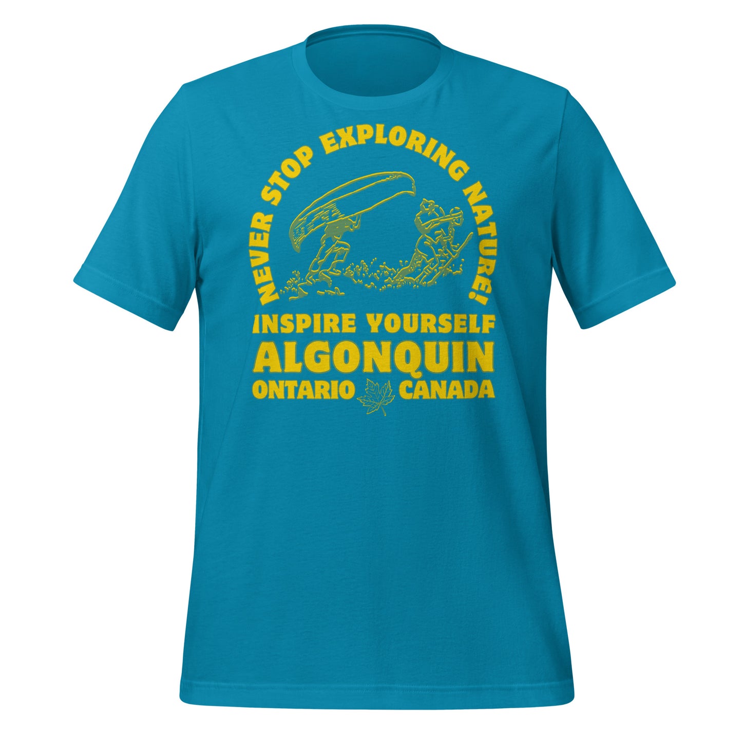 Never Stop Exploring Nature Algonquin - Unisex t-shirt