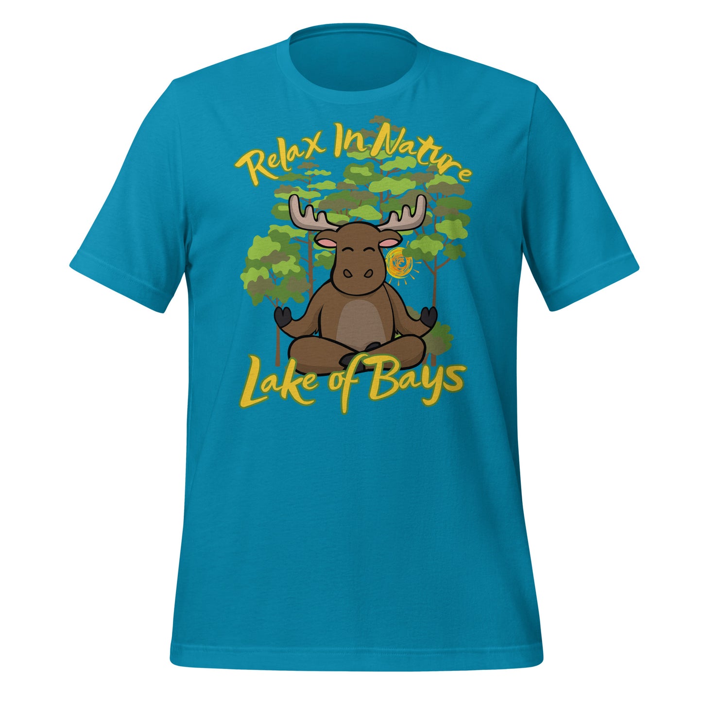 Lake of Bays Relax in Nature Moose - Unisex t-shirt