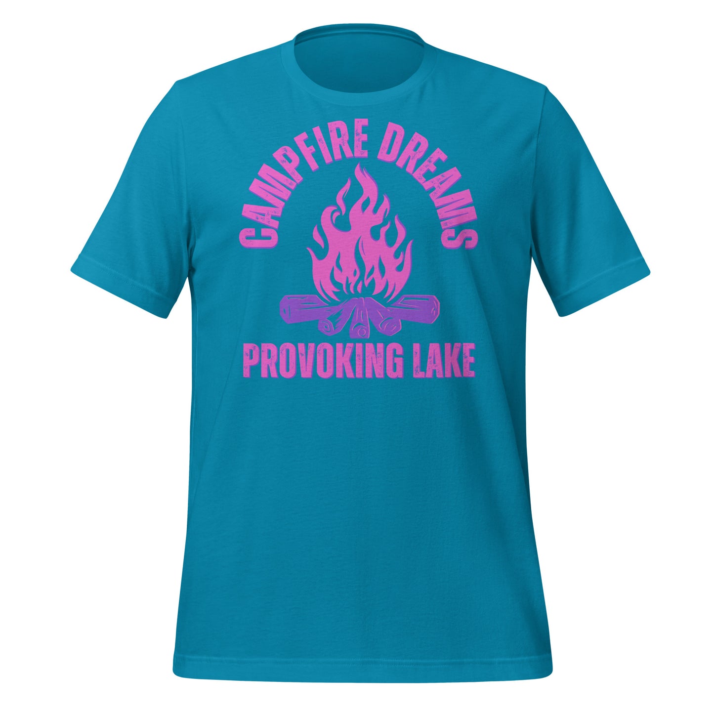 Provoking Lake Campfire Dreams Pink - Unisex t-shirt