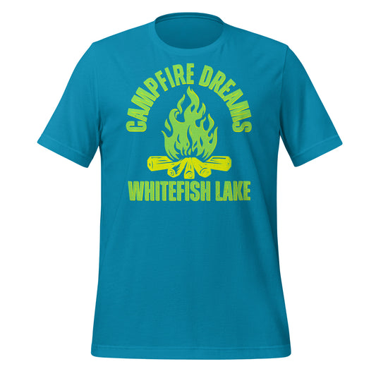 Whitefish Lake Campfire Dreams - Unisex t-shirt