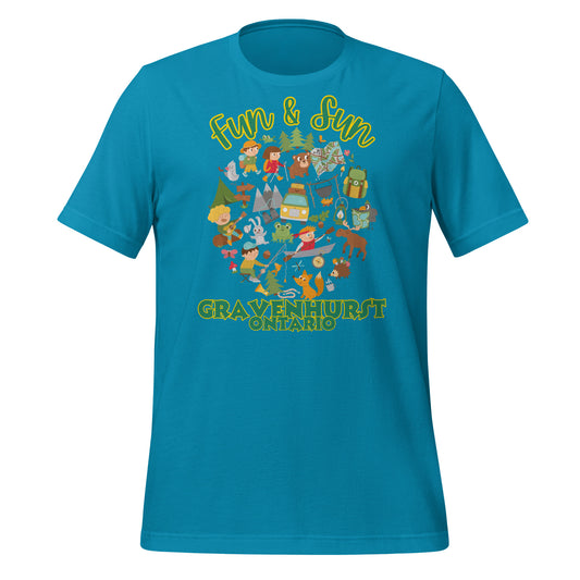 Gravenhurst Ontario Fun & Sun - Unisex t-shirt