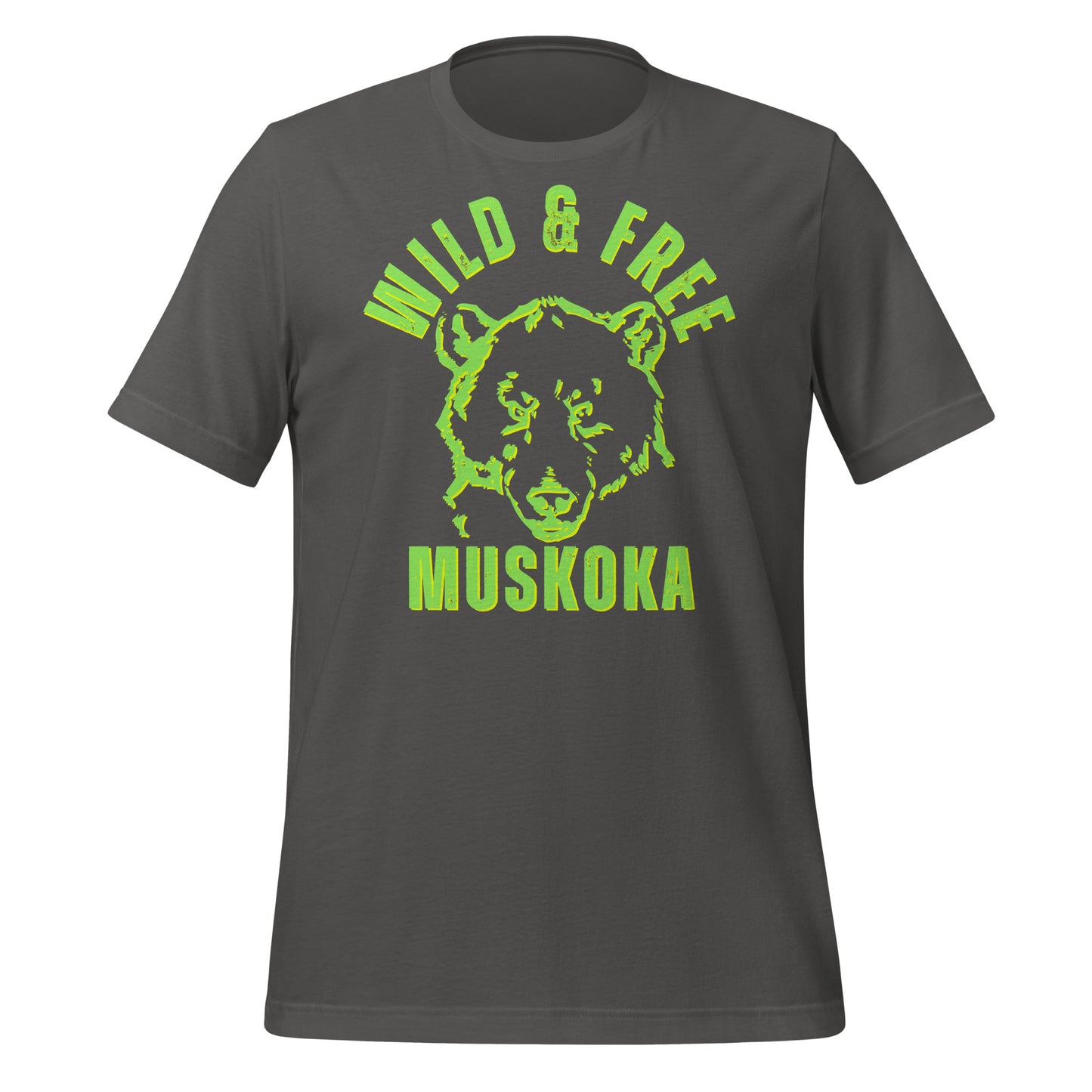 Wild & Free Muskoka Bear Face - Unisex t-shirt