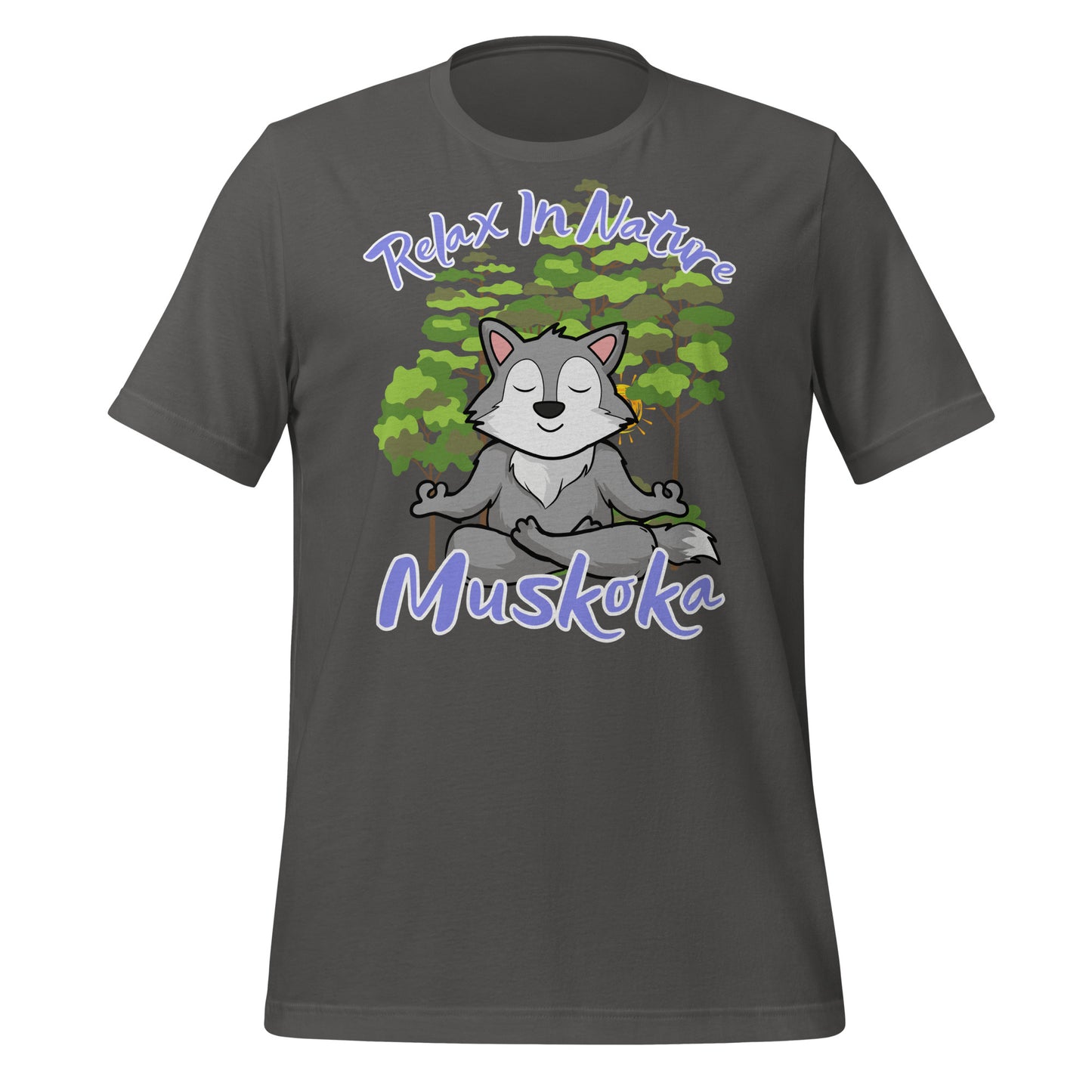 Relax in Nature Muskoka Wolf - Unisex t-shirt