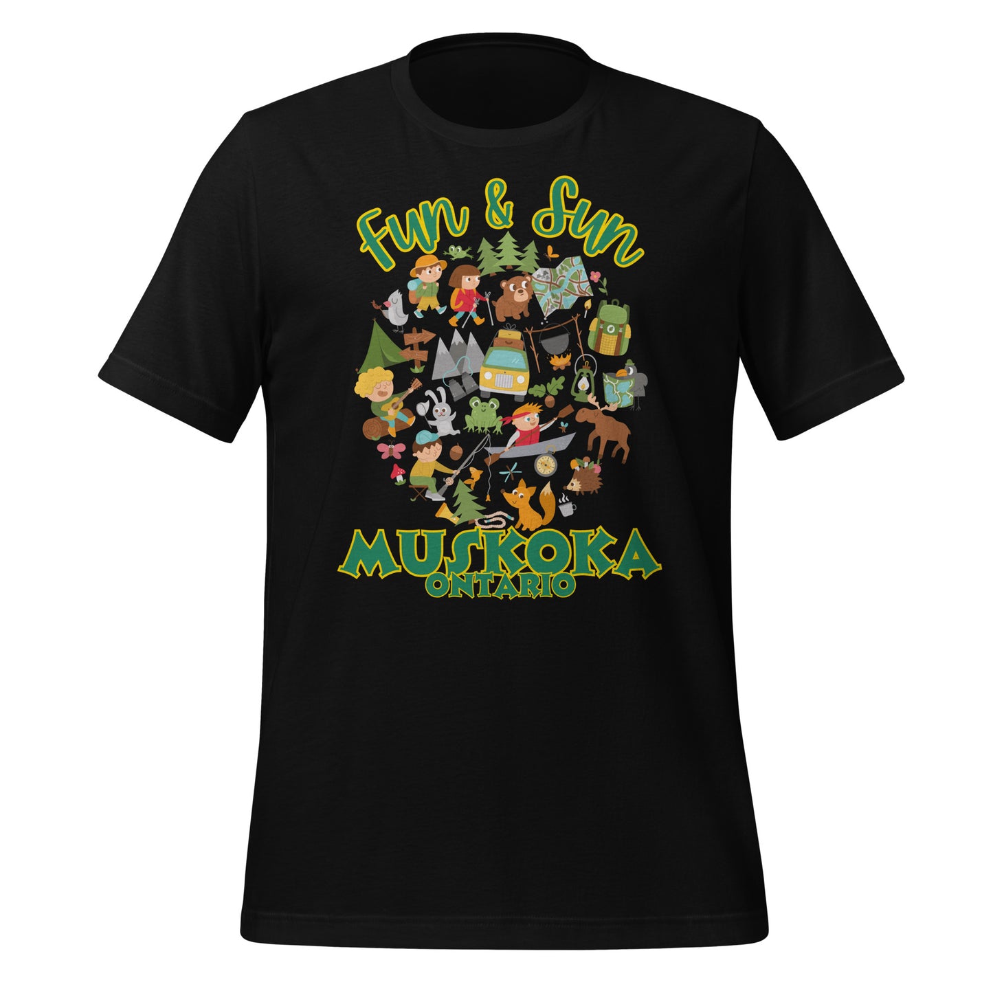 Fun & Sun Muskoka Ontario - Unisex t-shirt