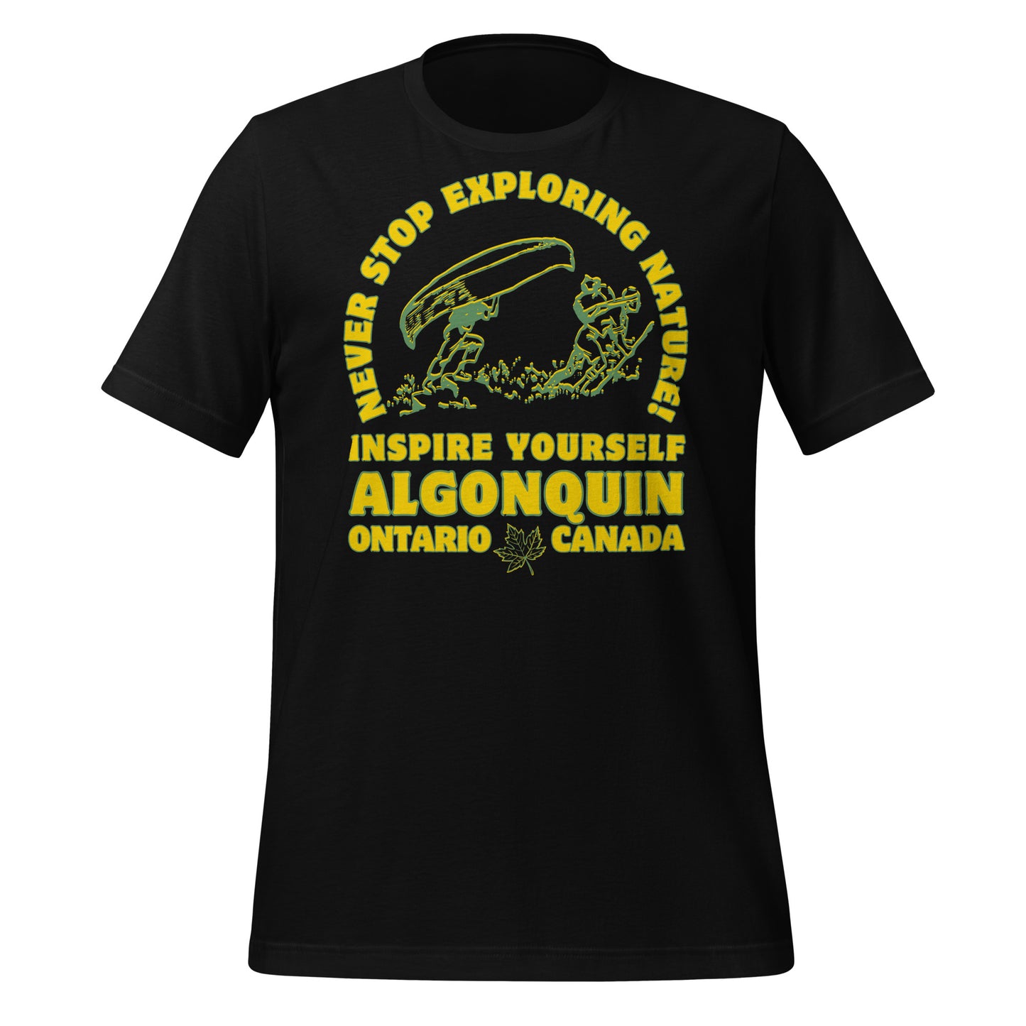 Never Stop Exploring Nature Algonquin - Unisex t-shirt