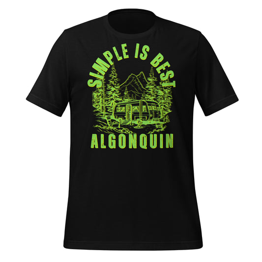 Algonquin Simple Is Best Trailer - Unisex t-shirt