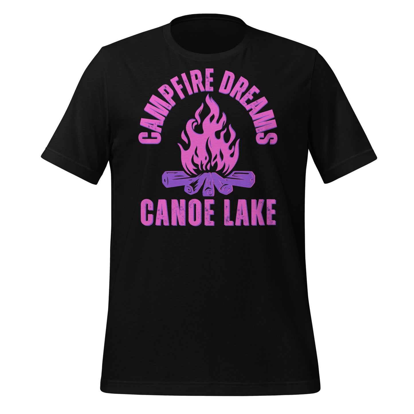 Canoe Lake Campfire Dreams Pink - Unisex t-shirt