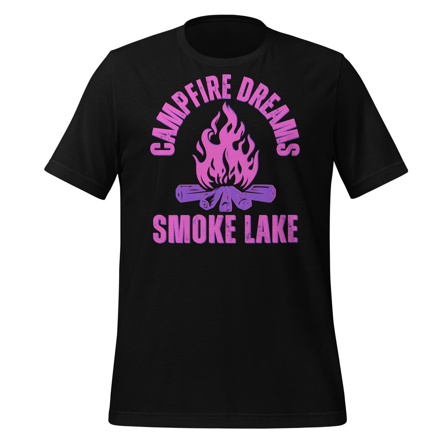 Smoke Lake Campfire Dreams Pink - Unisex t-shirt