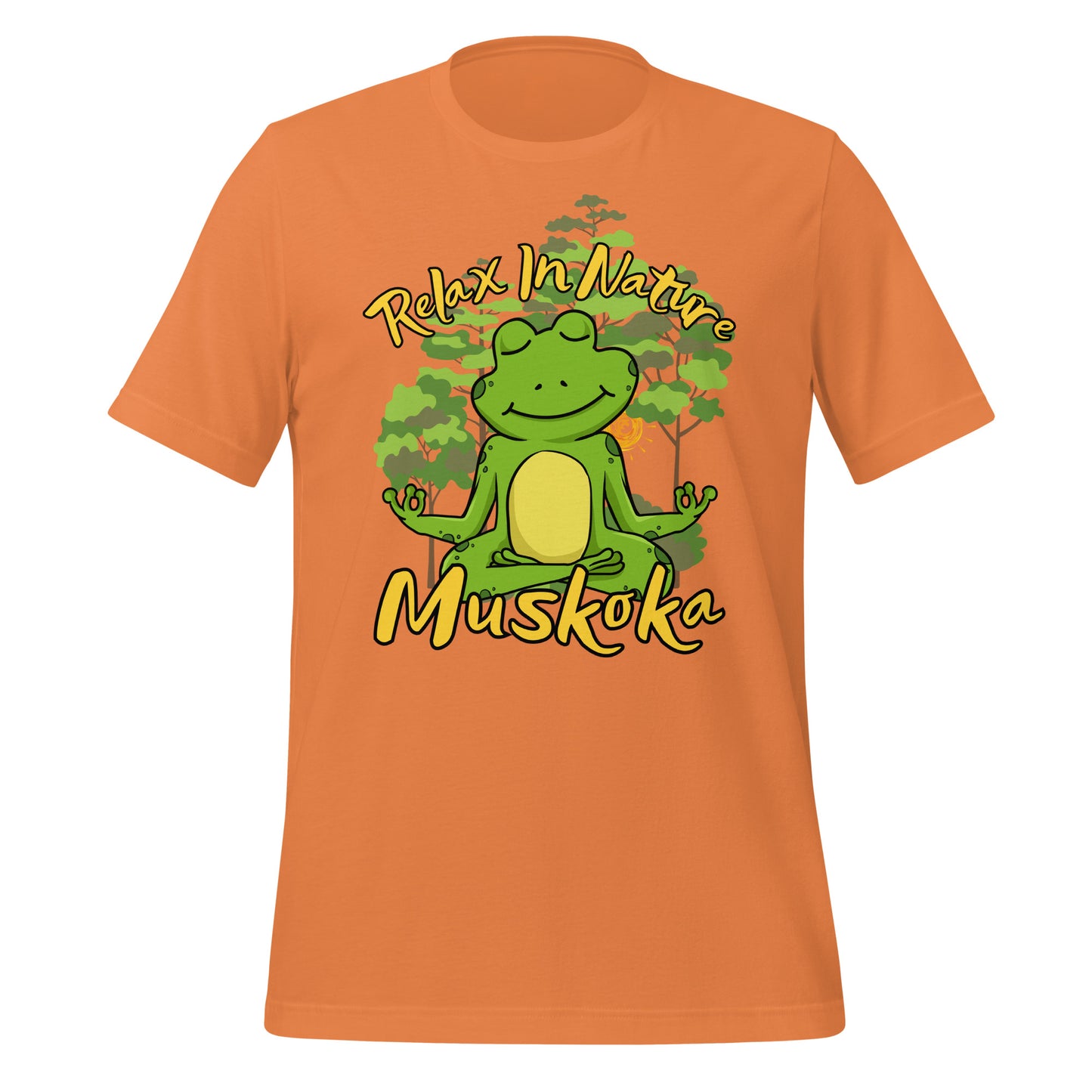 Relax in Nature Muskoka Frog - Unisex t-shirt