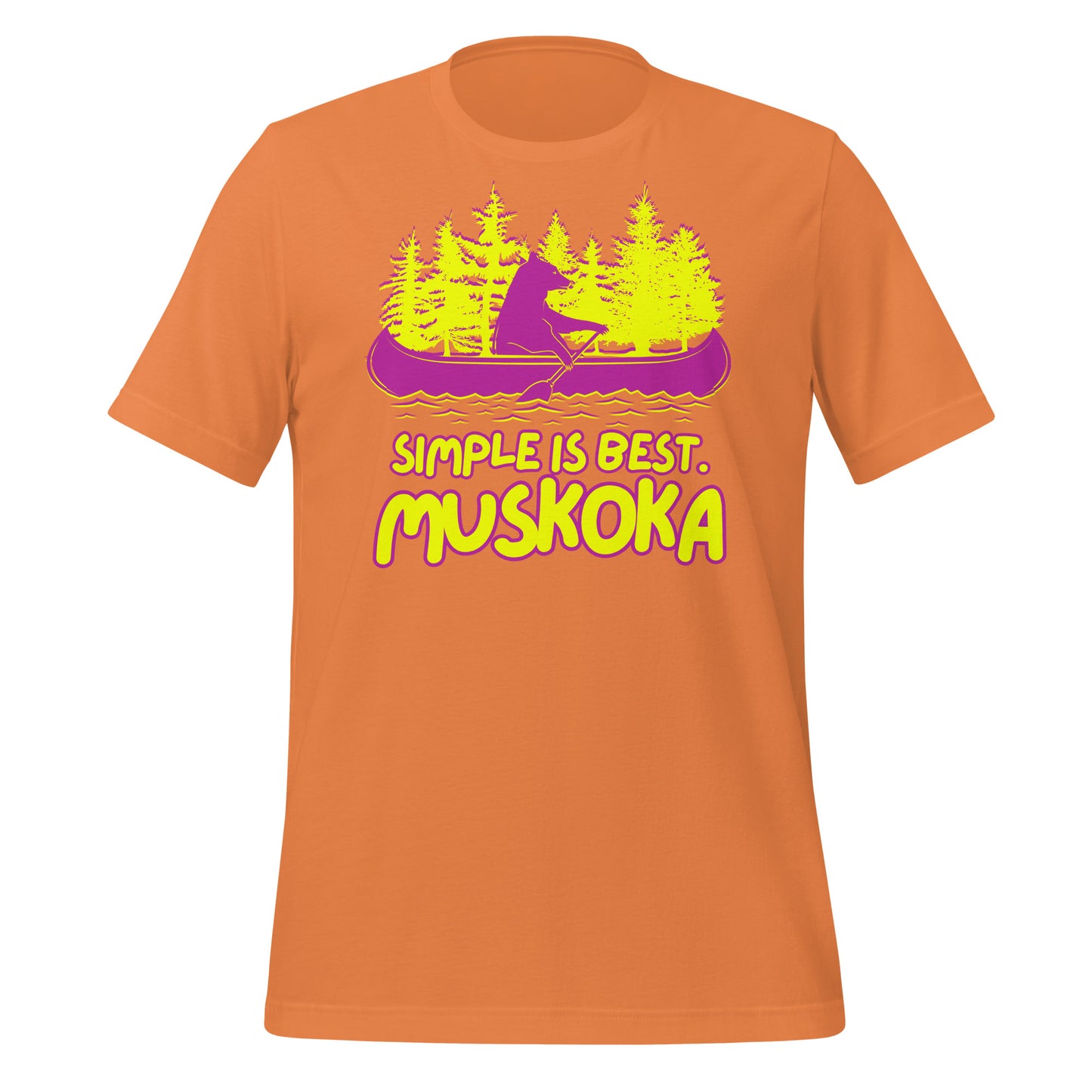 Simple Is Best Muskoka - Unisex t-shirt