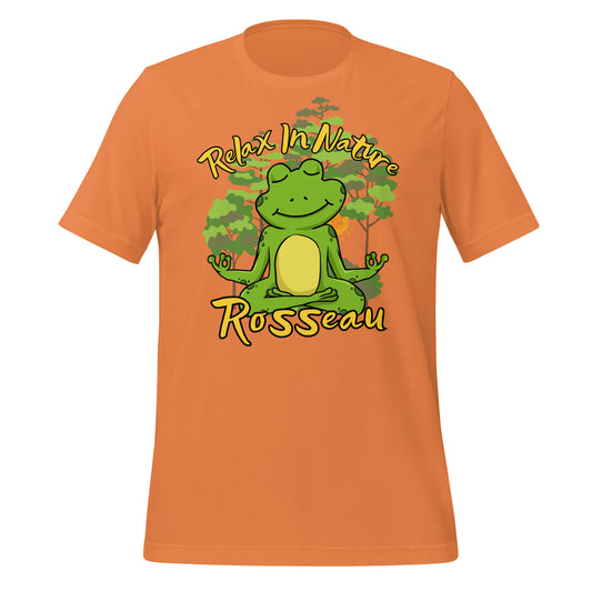 Rosseau Relax in Nature Frog - Unisex t-shirt