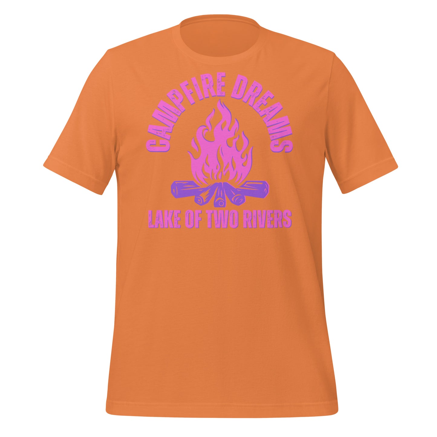 Lake of Two Rivers Campfire Dreams Pink - Unisex t-shirt