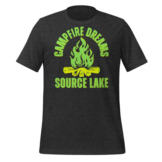 Source Lake Campfire Dreams - Unisex t-shirt