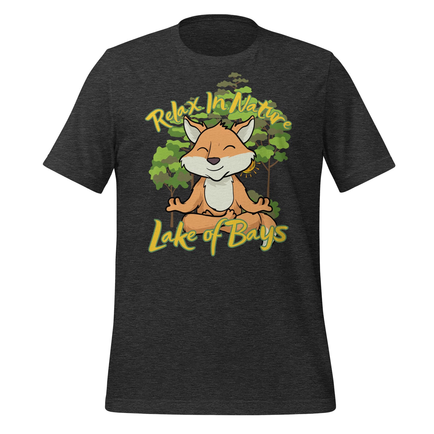 Lake of Bays Relax in Nature Fox - Unisex t-shirt