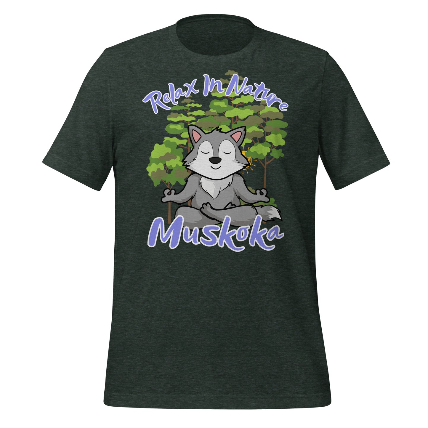 Relax in Nature Muskoka Wolf - Unisex t-shirt