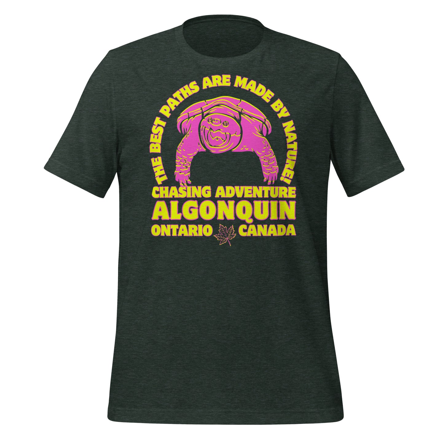 The Best Paths Are Made By Nature Algonquin - Unisex t-shirt
