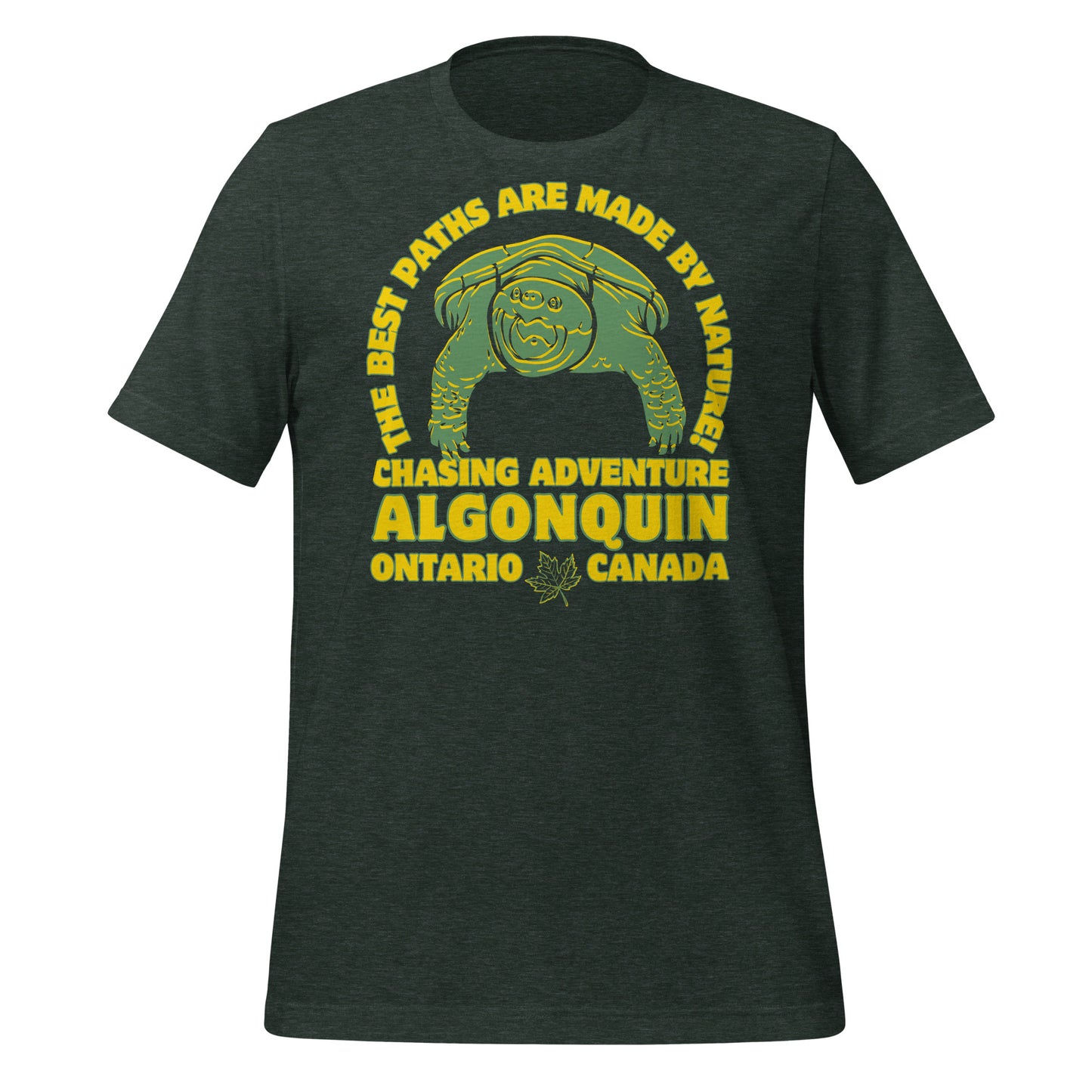 The Best Paths Are Made By Nature Algonquin - Unisex t-shirt