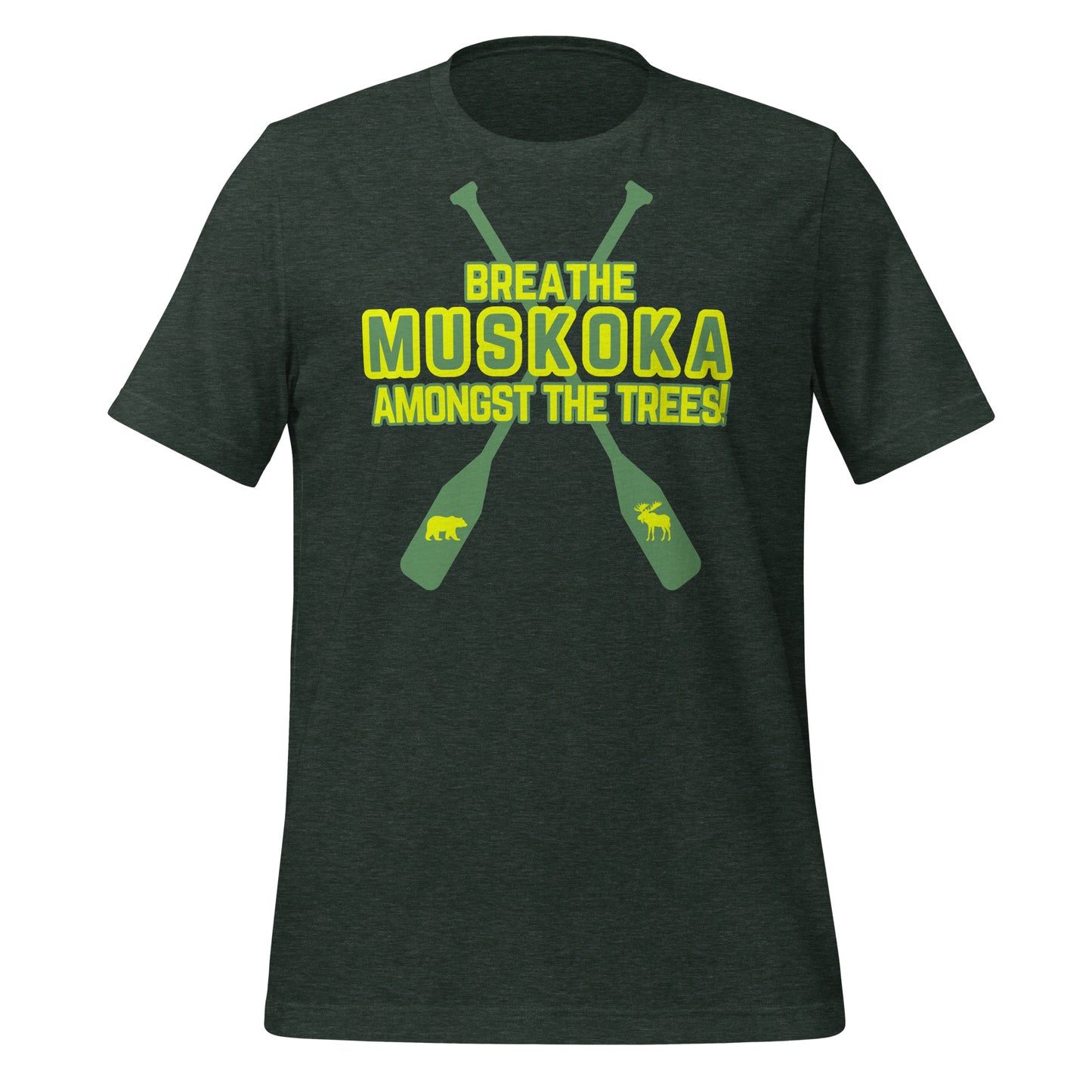 Breathe Amongst The Trees Muskoka - Unisex t-shirt