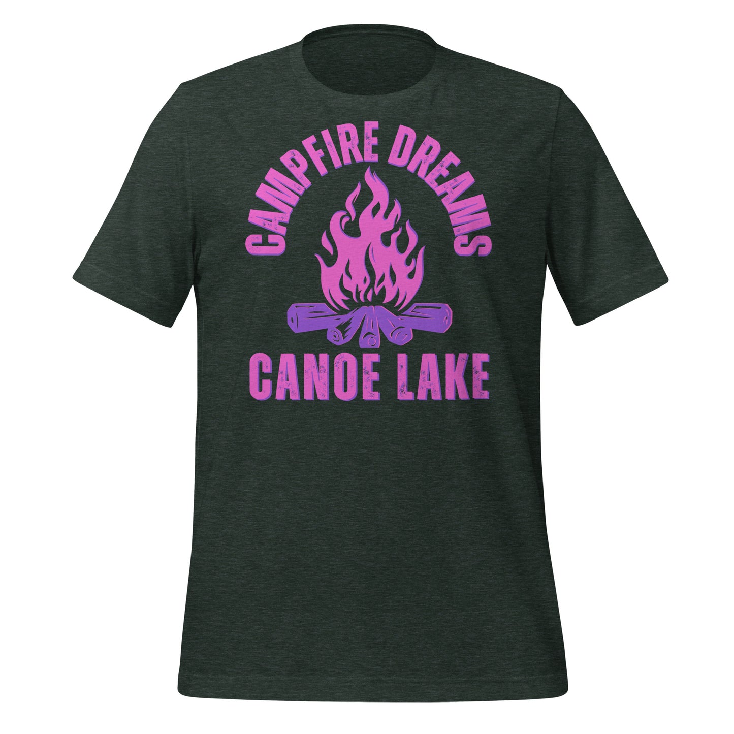 Canoe Lake Campfire Dreams Pink - Unisex t-shirt