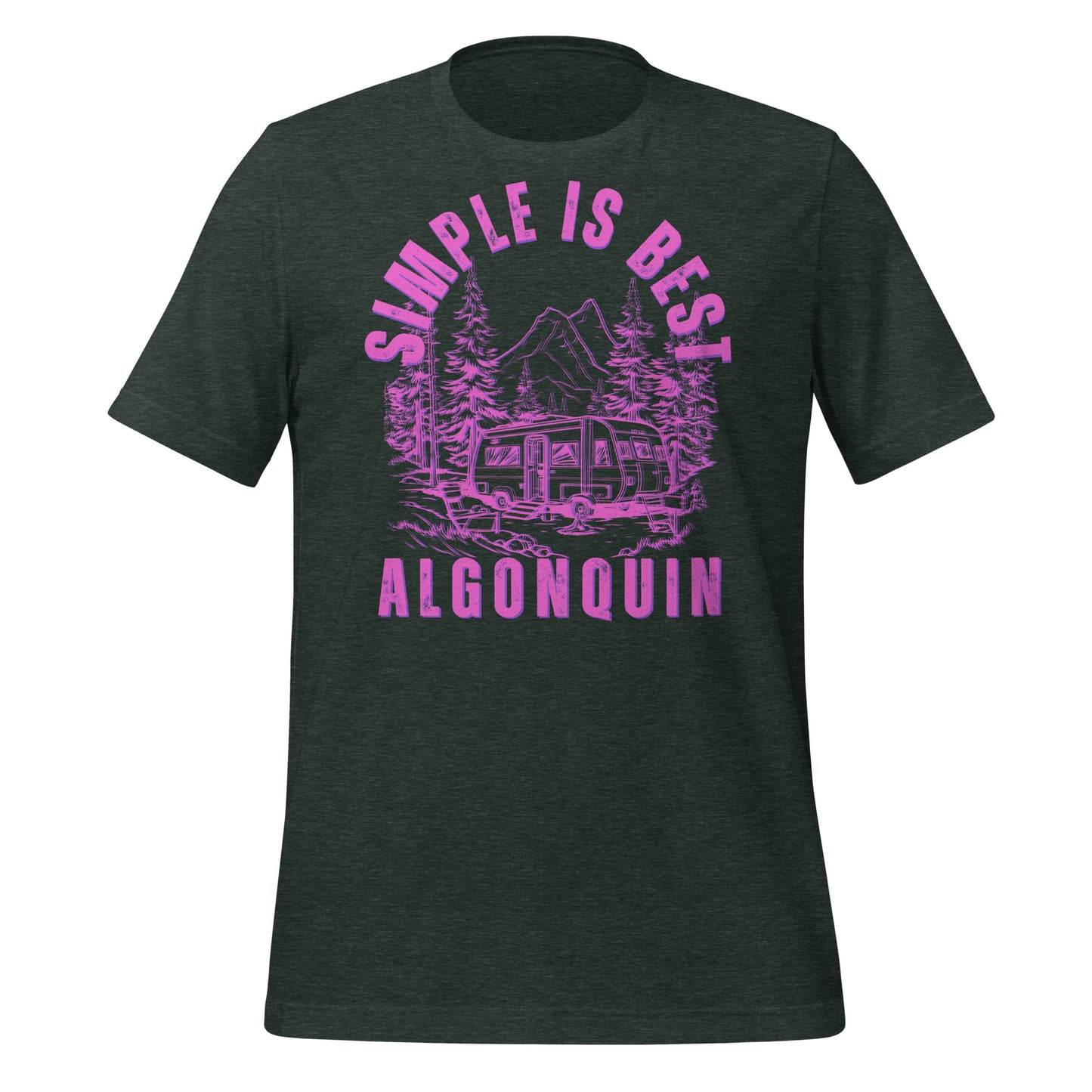 Algonquin Simple is Best Trailer - Unisex t-shirt