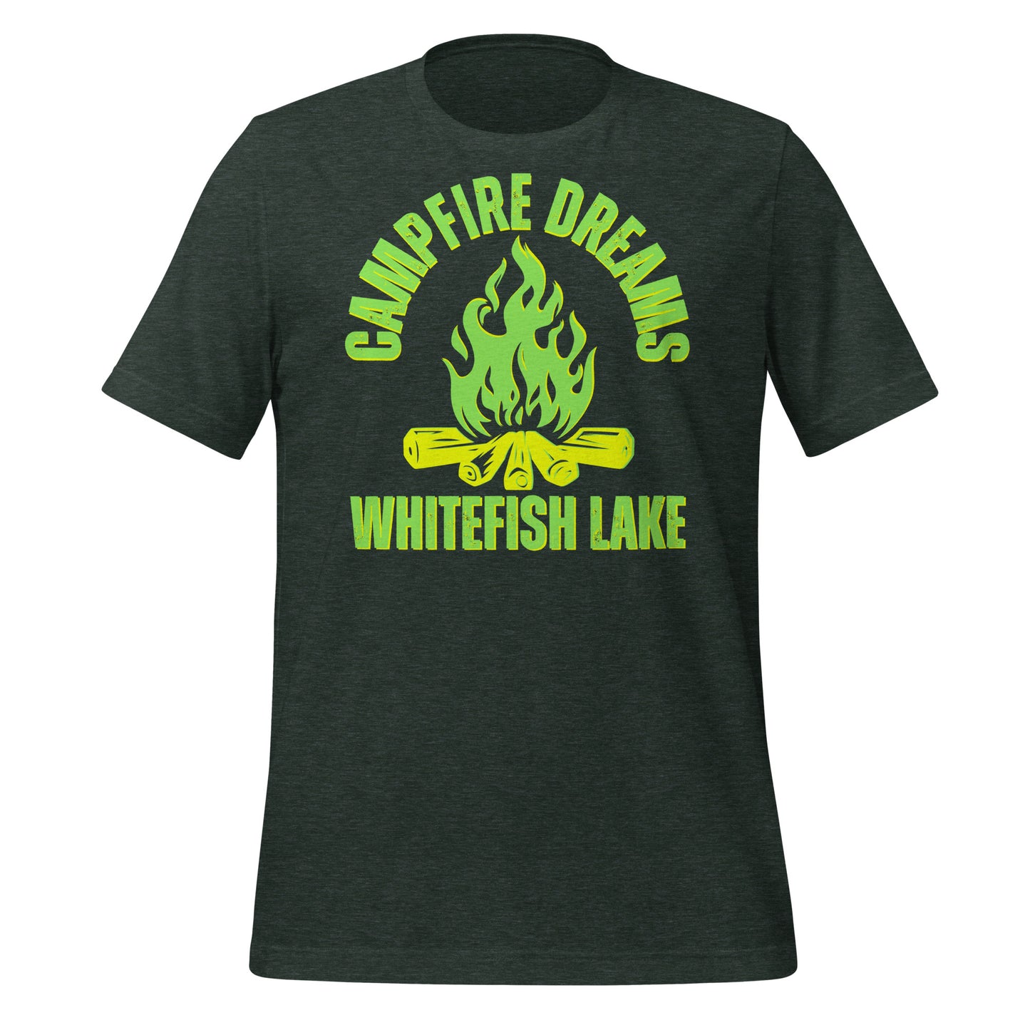 Whitefish Lake Campfire Dreams - Unisex t-shirt