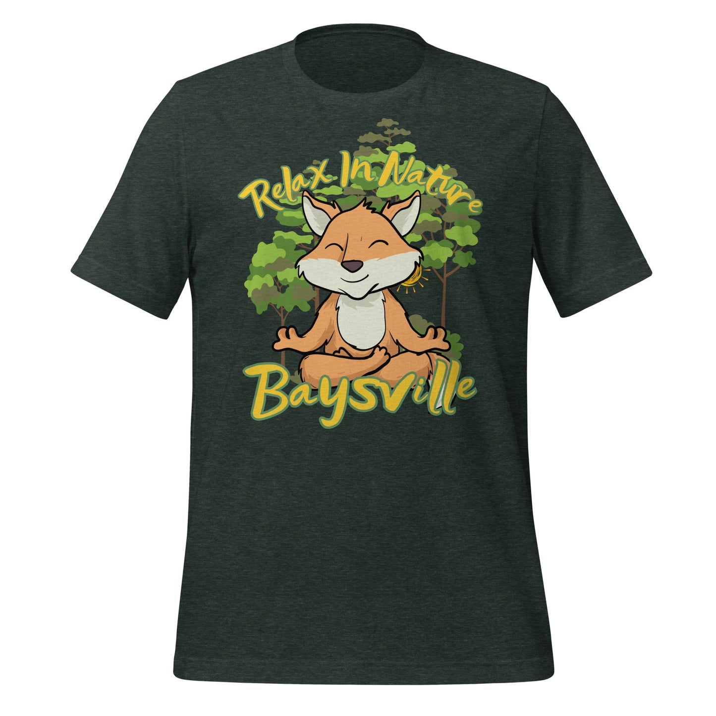 Baysville Relax in Nature Fox - Unisex t-shirt