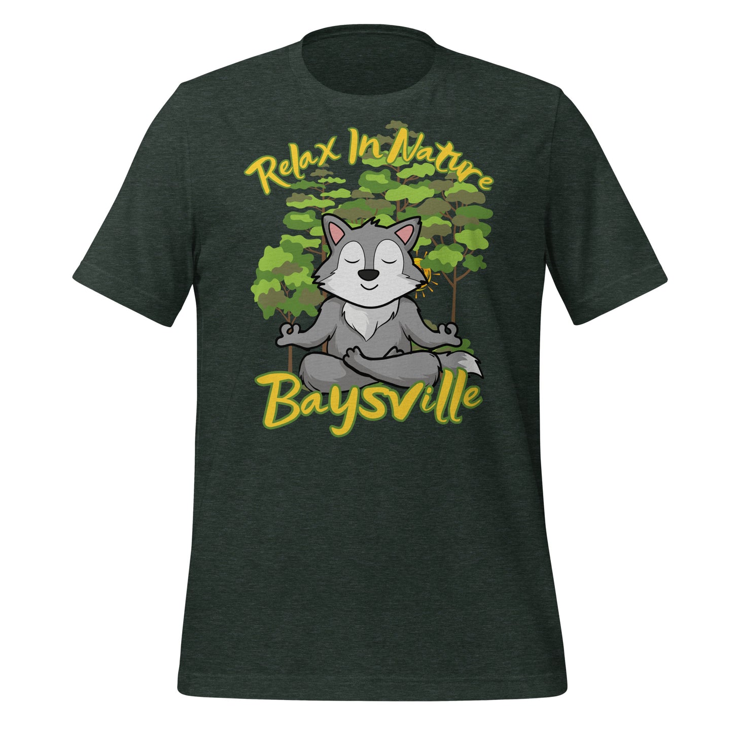 Baysville Relax in Nature Wolf - Unisex t-shirt