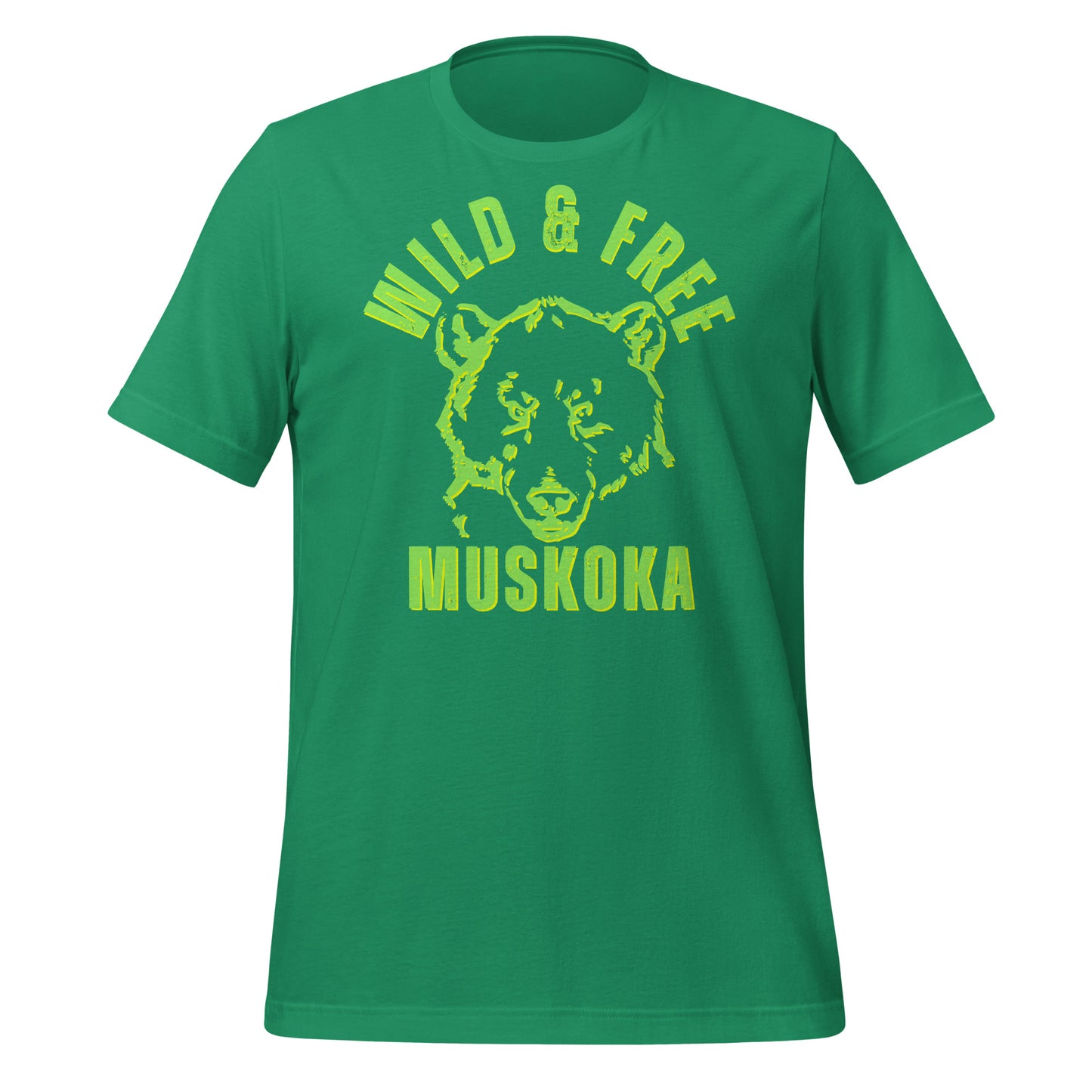 Wild & Free Muskoka Bear Face - Unisex t-shirt