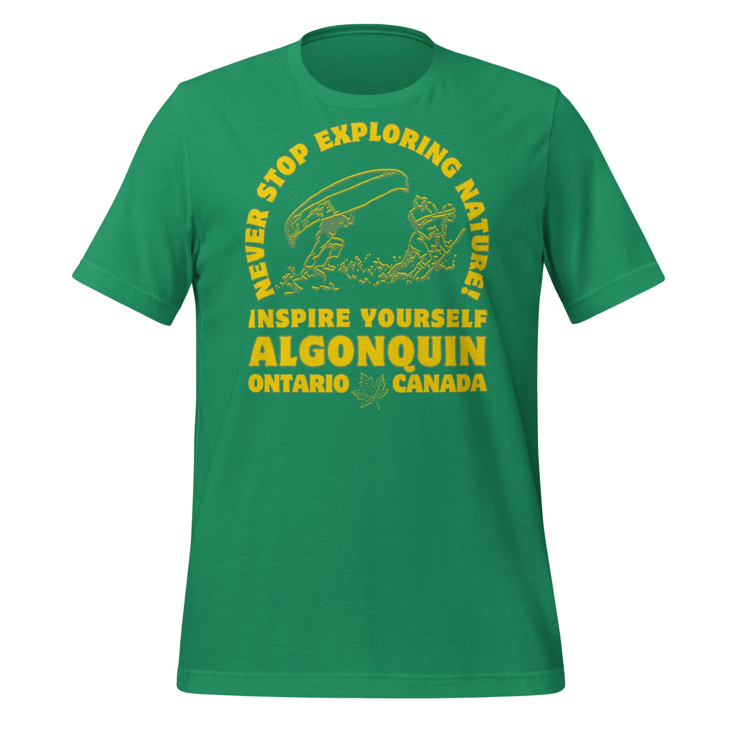 Never Stop Exploring Nature Algonquin - Unisex t-shirt