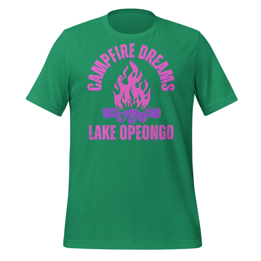 Lake Opeongo Campfire Dreams Pink - Unisex t-shirt