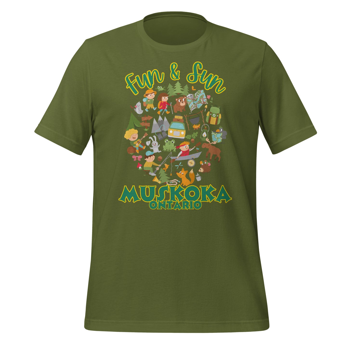 Fun & Sun Muskoka Ontario - Unisex t-shirt