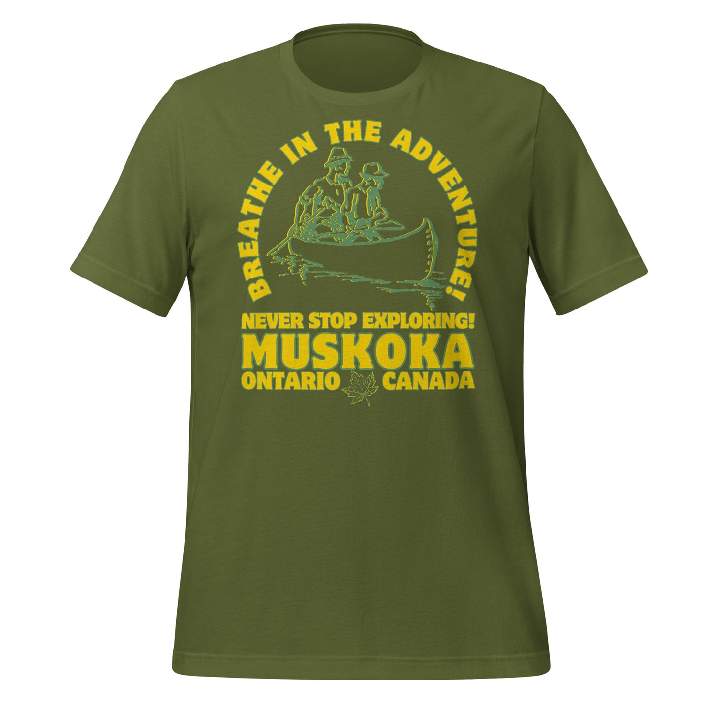 Breathe in The Adventure Muskoka - Unisex t-shirt