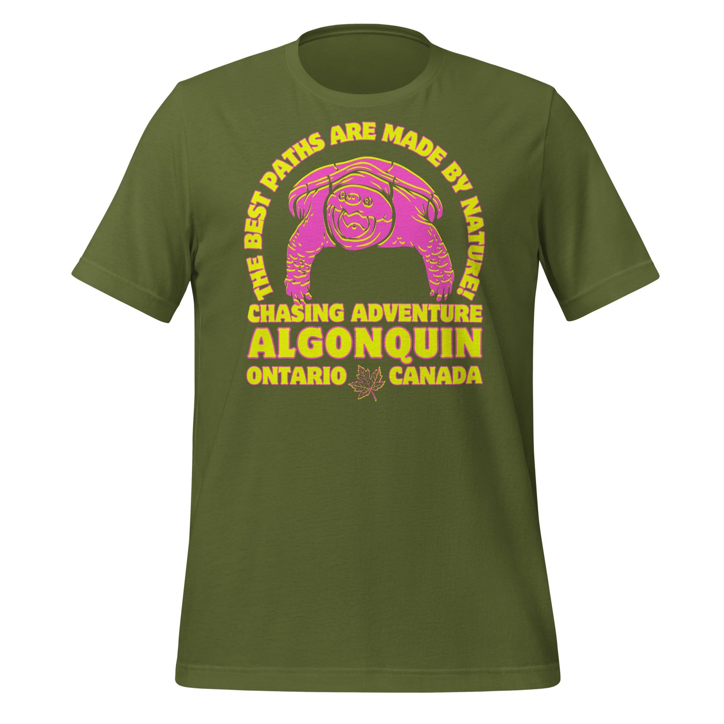 The Best Paths Are Made By Nature Algonquin - Unisex t-shirt