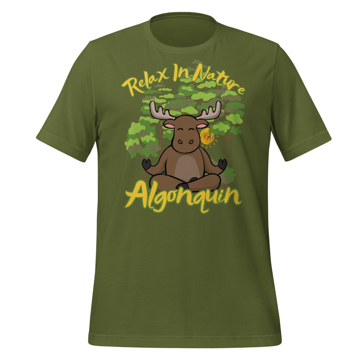 Algonquin Relax in Nature Moose - Unisex t-shirt
