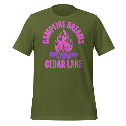 Cedar Lake Campfire Dreams Pink - Unisex t-shirt