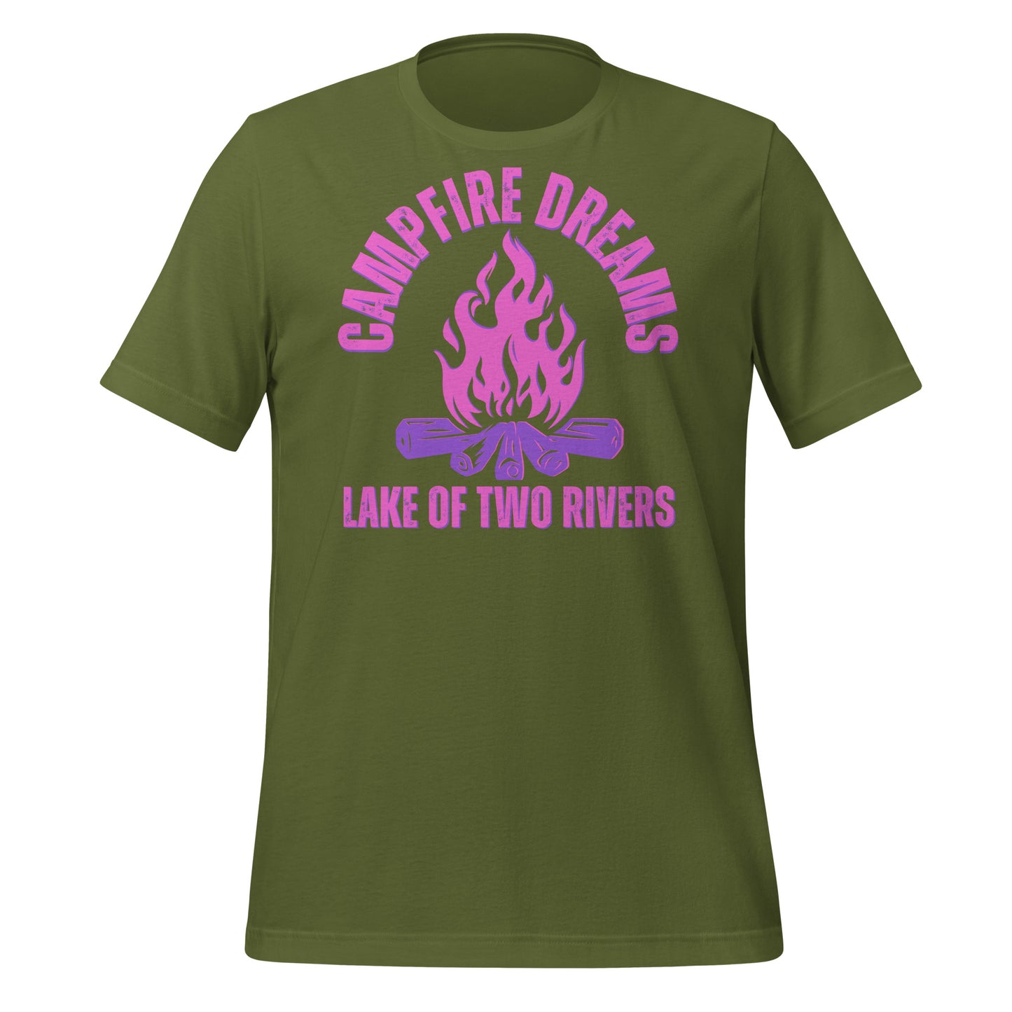 Lake of Two Rivers Campfire Dreams Pink - Unisex t-shirt