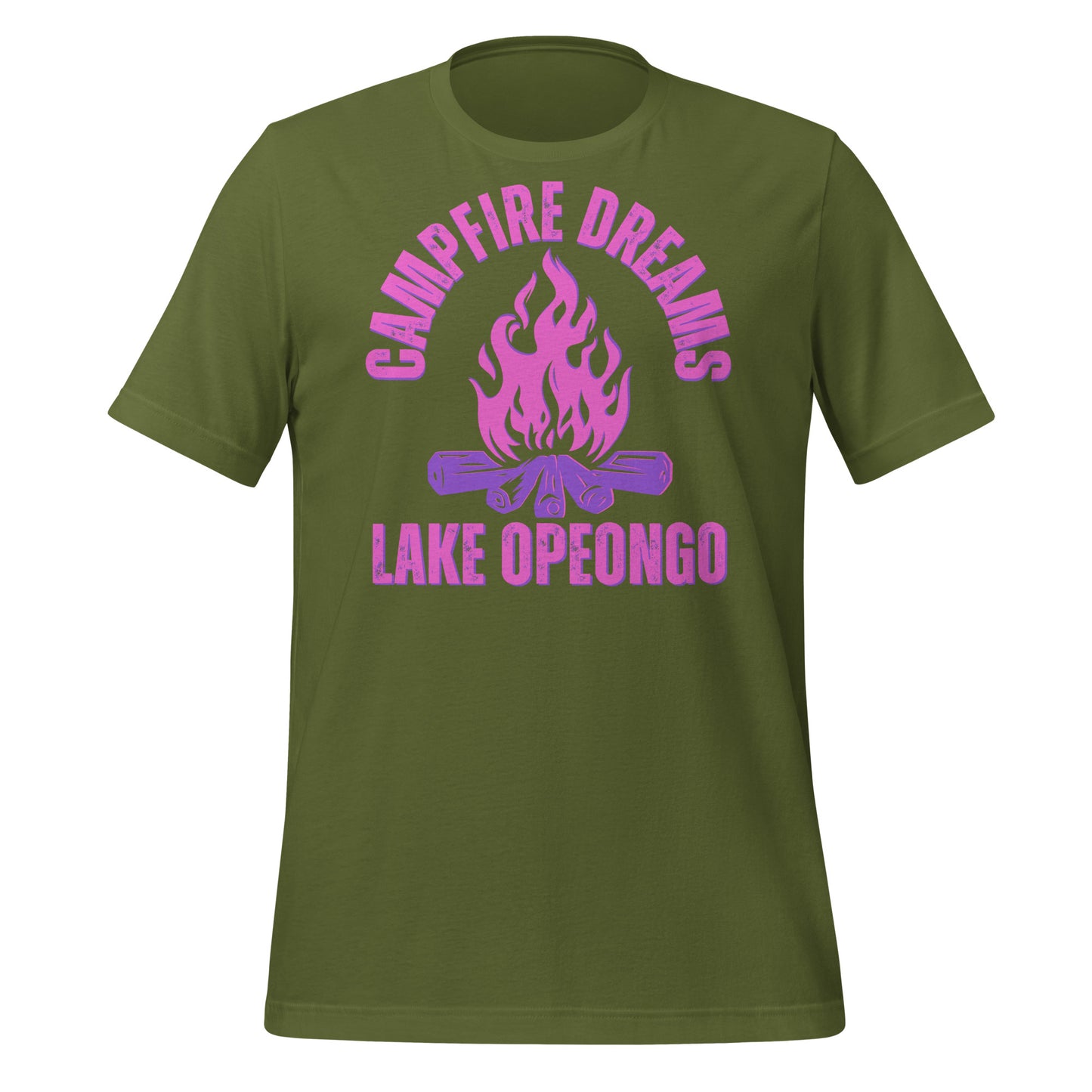 Lake Opeongo Campfire Dreams Pink - Unisex t-shirt