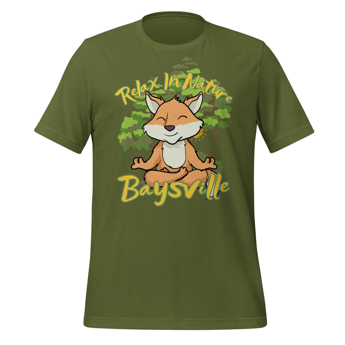 Baysville Relax in Nature Fox - Unisex t-shirt
