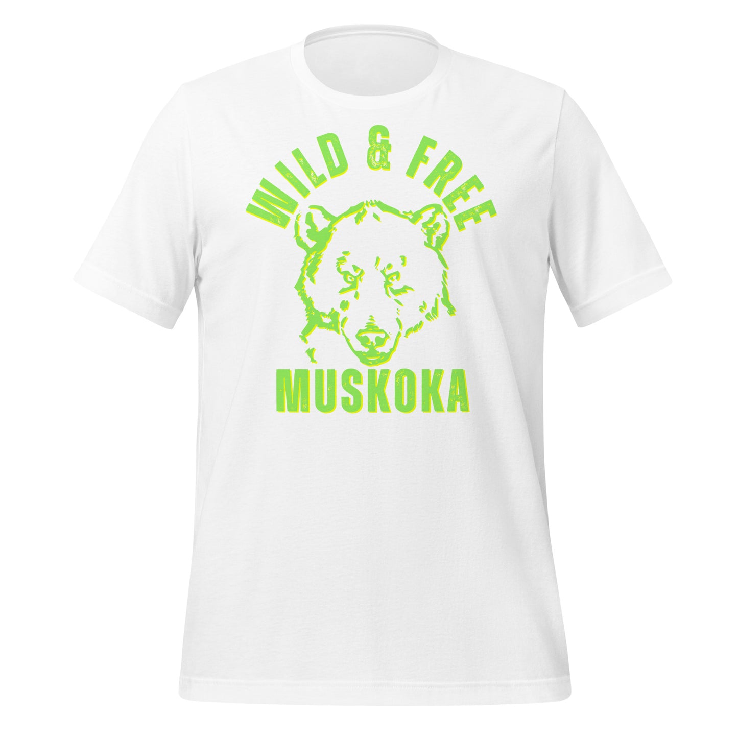 Wild & Free Muskoka Bear Face - Unisex t-shirt