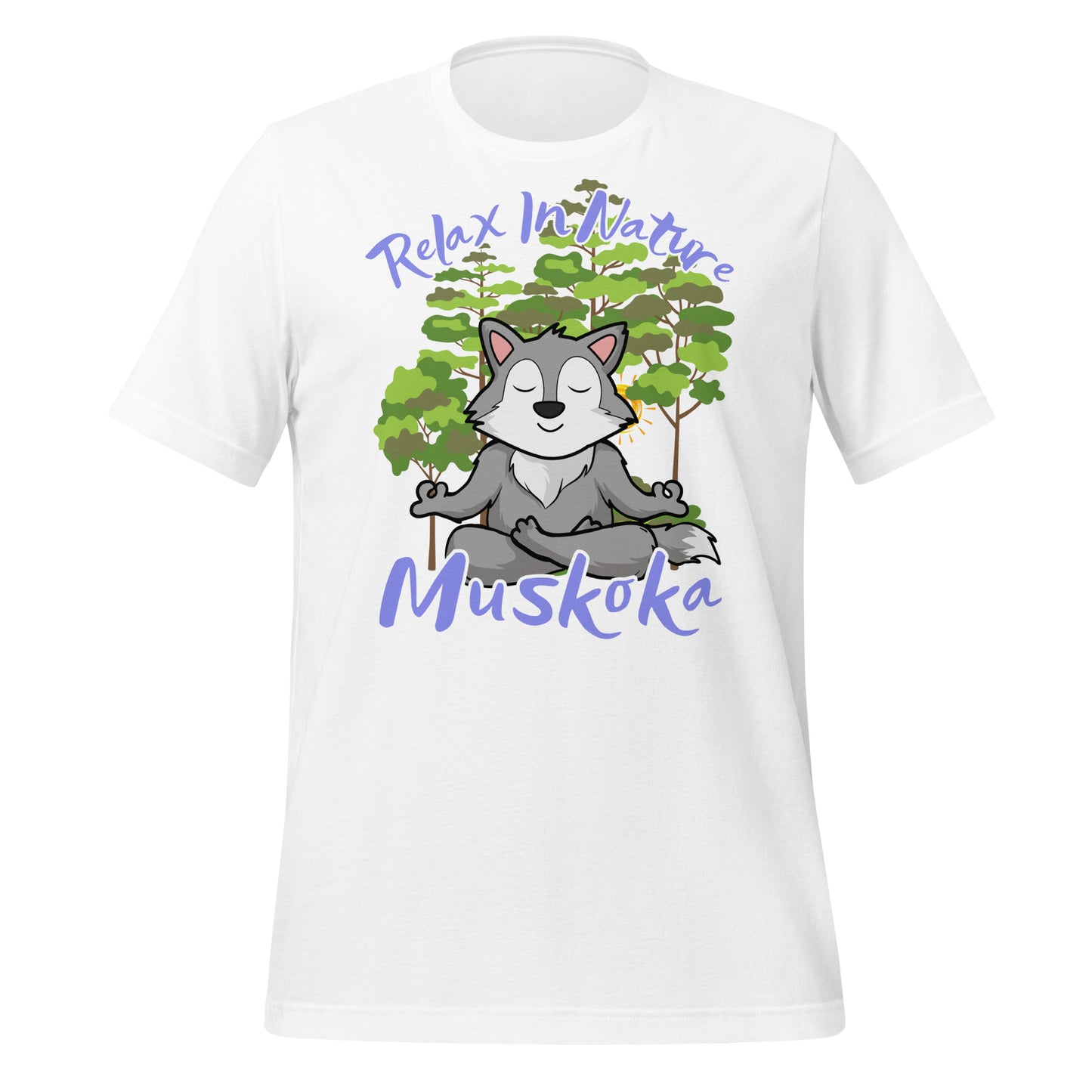 Relax in Nature Muskoka Wolf - Unisex t-shirt