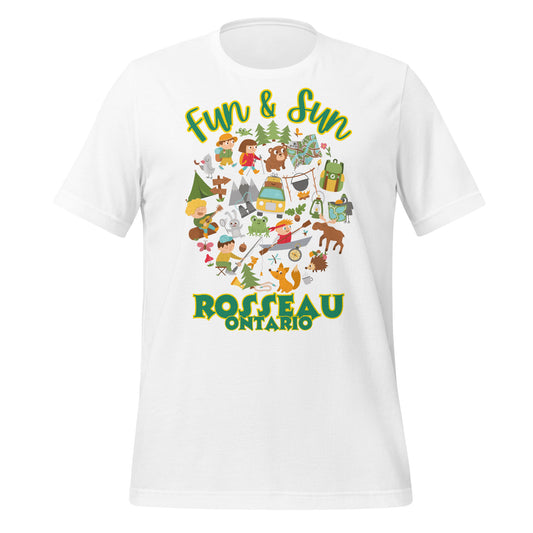 Fun & Sun Rosseau Ontario - Unisex t-shirt