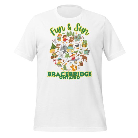 Fun & Sun Bracebridge Ontario - Unisex t-shirt